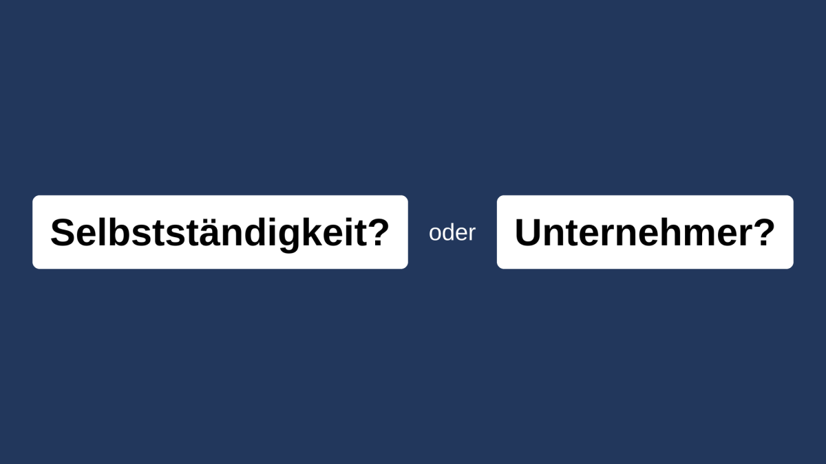 Entscheidung zwischen Selbstständigkeit oder Unternehmer: GmbH für Makler.