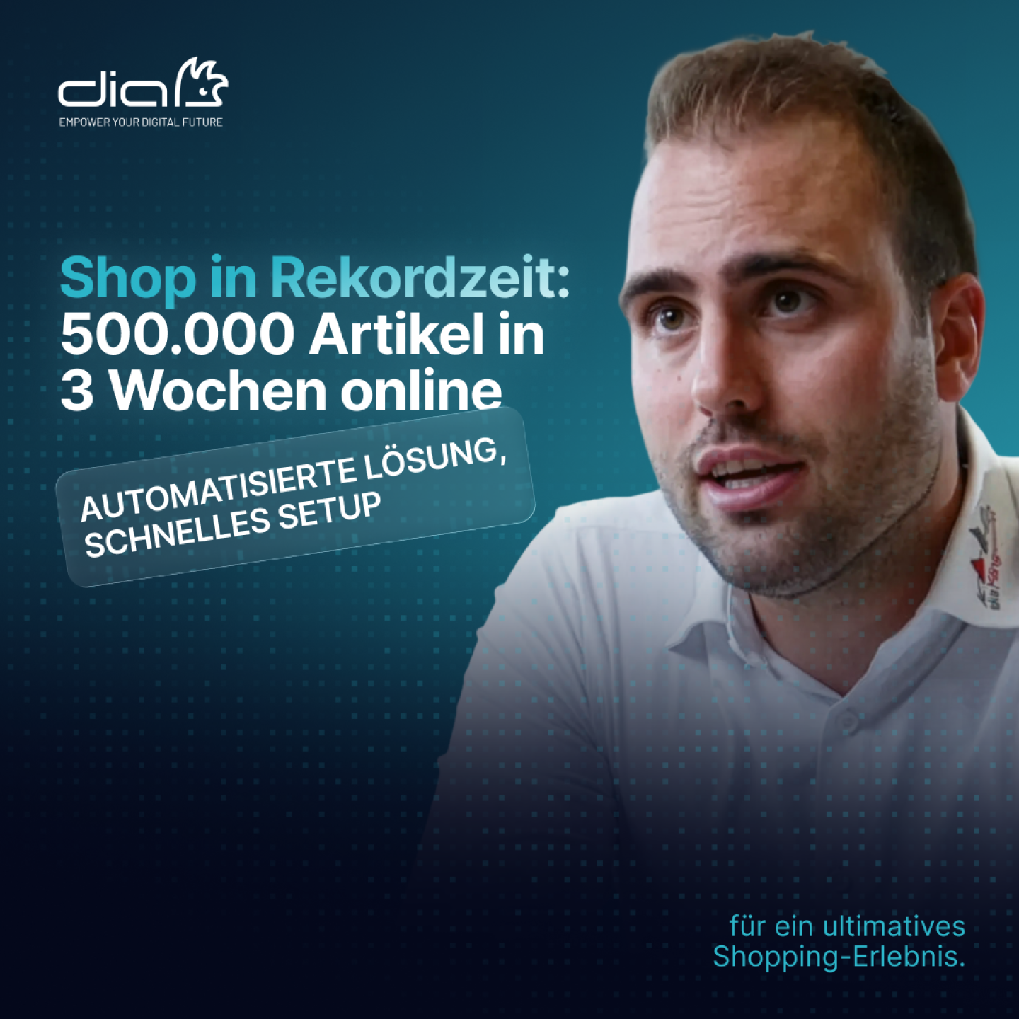 500.000 Artikel in nur drei Wochen online