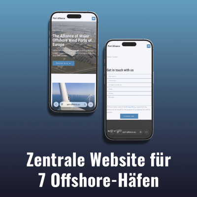 7 Häfen, 1 Stimme: Port Alliance erhält eine zentrale Website für Offshore-Wind