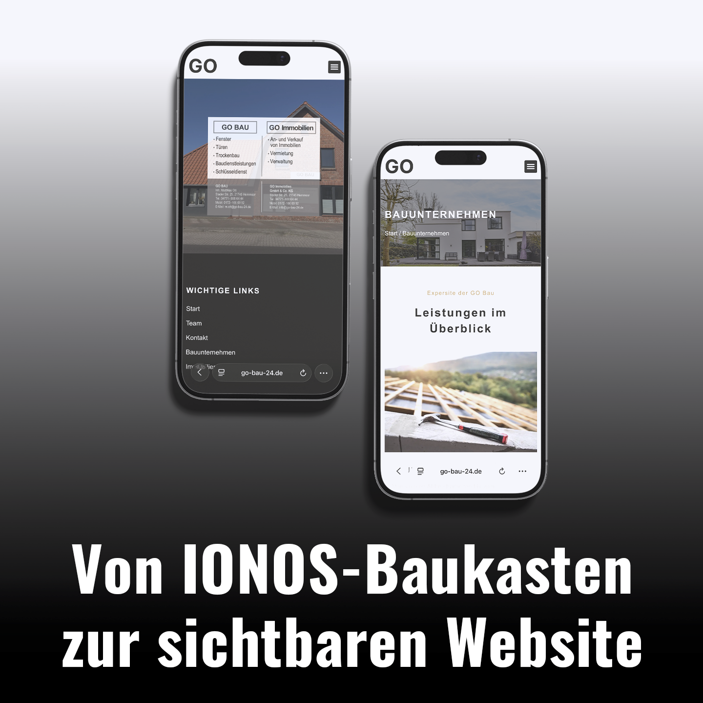 GO Immobilien erhält strukturierte Website mit lokaler Sichtbarkeit
