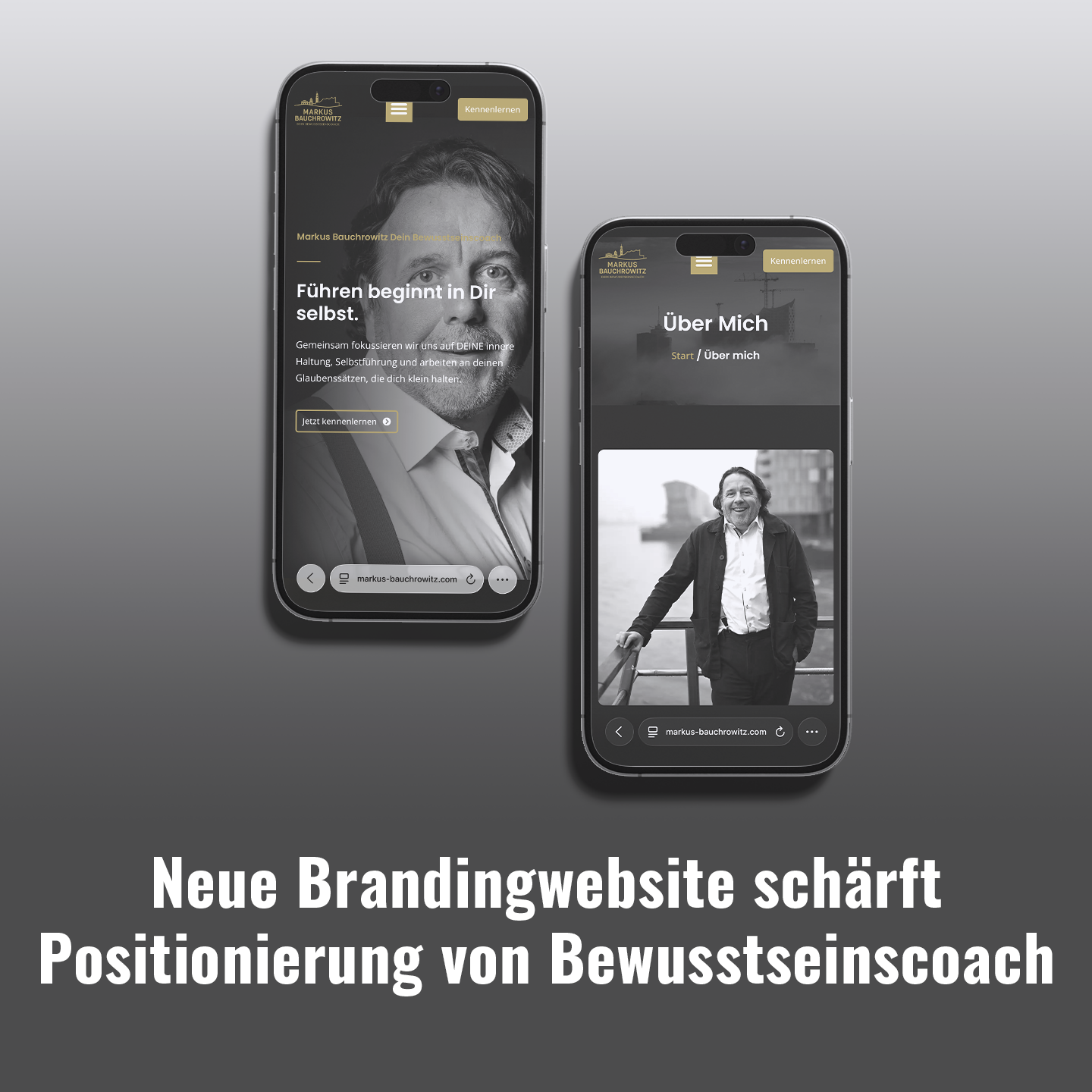 Aus Alt wird Marke: Neuer Schwarz‑Gold‑Webauftritt positioniert Bewusstseinscoach klar
