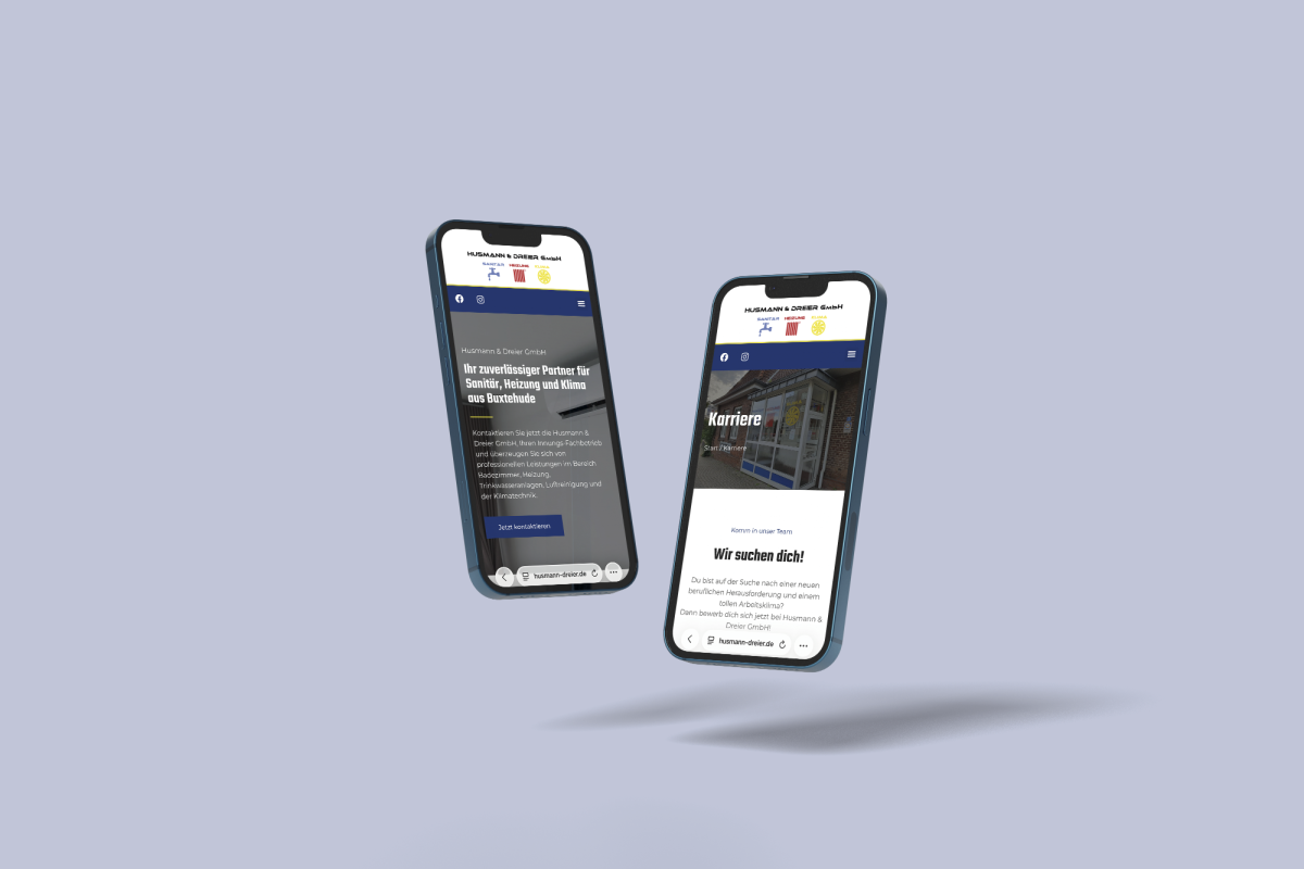 Website der Husmann & Dreier GmbH aus Buxtehude generiert 10-15 Anfragen pro Monat
