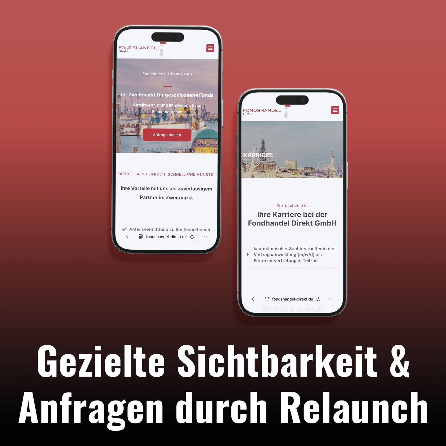 Relaunch + SEO-Architektur: Die Fondshandel Direkt GmbH wird gezielt gefunden