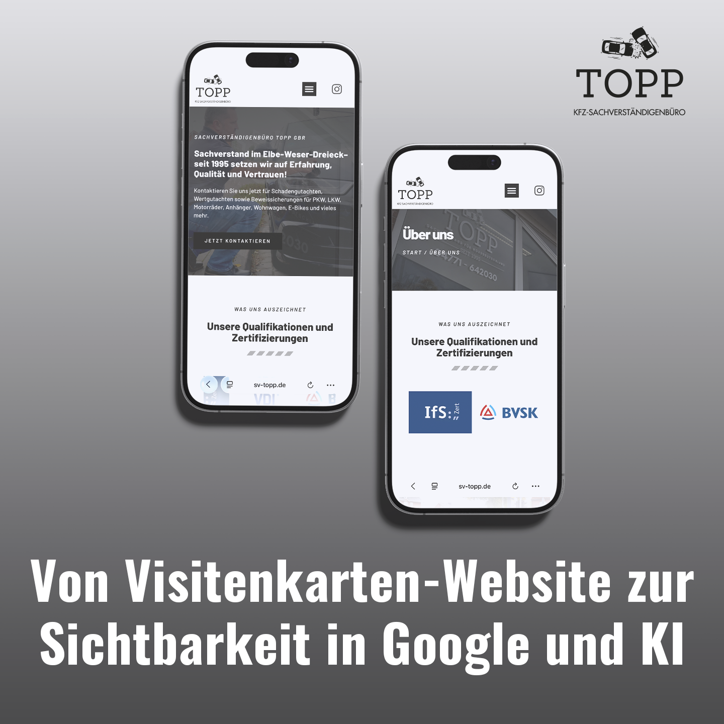 Von Visitenkarten-Website zur regionalen Sichtbarkeit in Google und KI