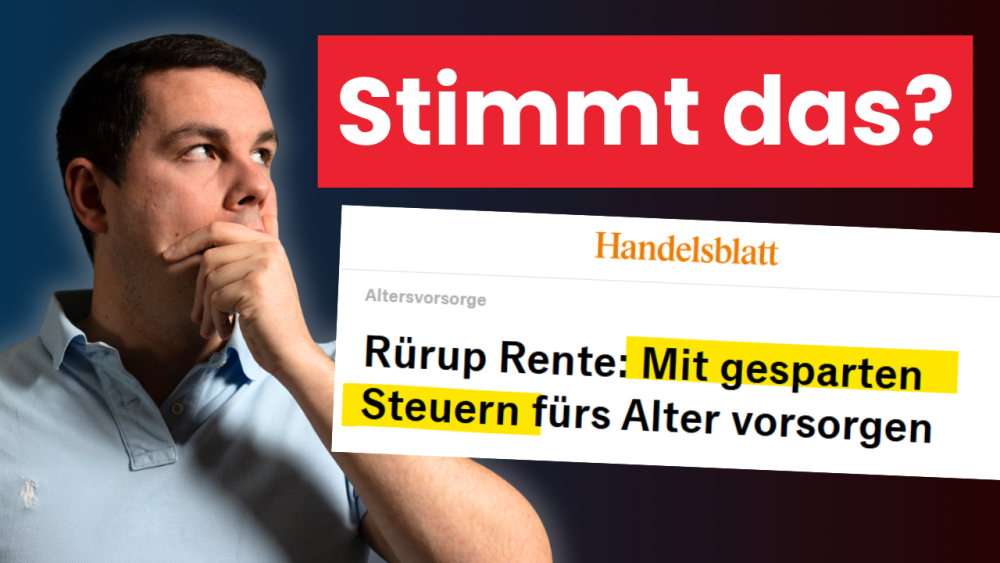 Lohnt sich eine Rürup-/Basisrente noch?