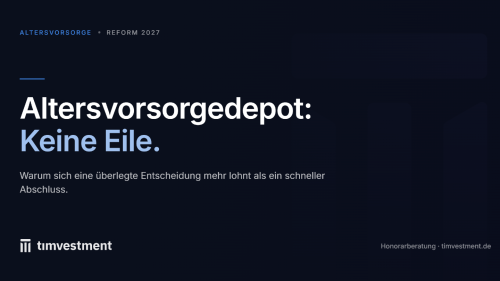AV-Depot 2027: Warum es NICHT eilt und wo die "wahren" Kosten versteckt sind