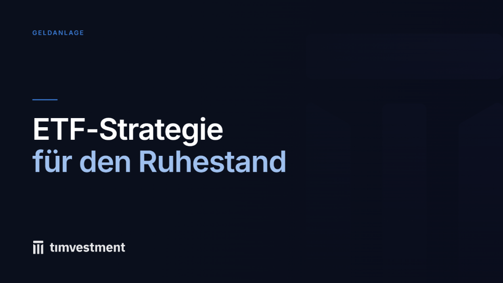Präsentation zur ETF-Strategie für den Ruhestand mit professionellem Design.