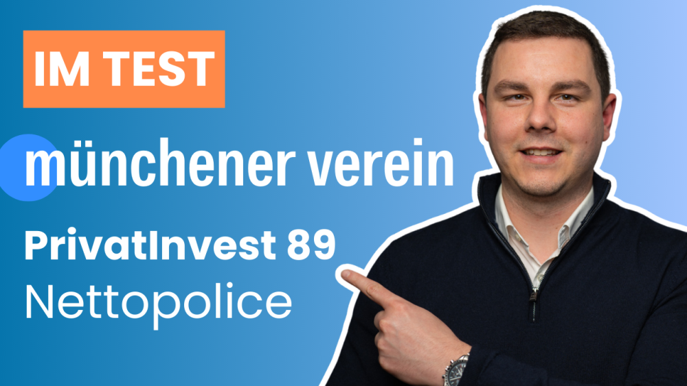 Lohnt sich der Münchener Verein im Tarif PrivatInvest