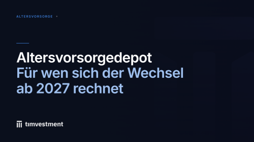 Altersvorsorgedepot ab 2027