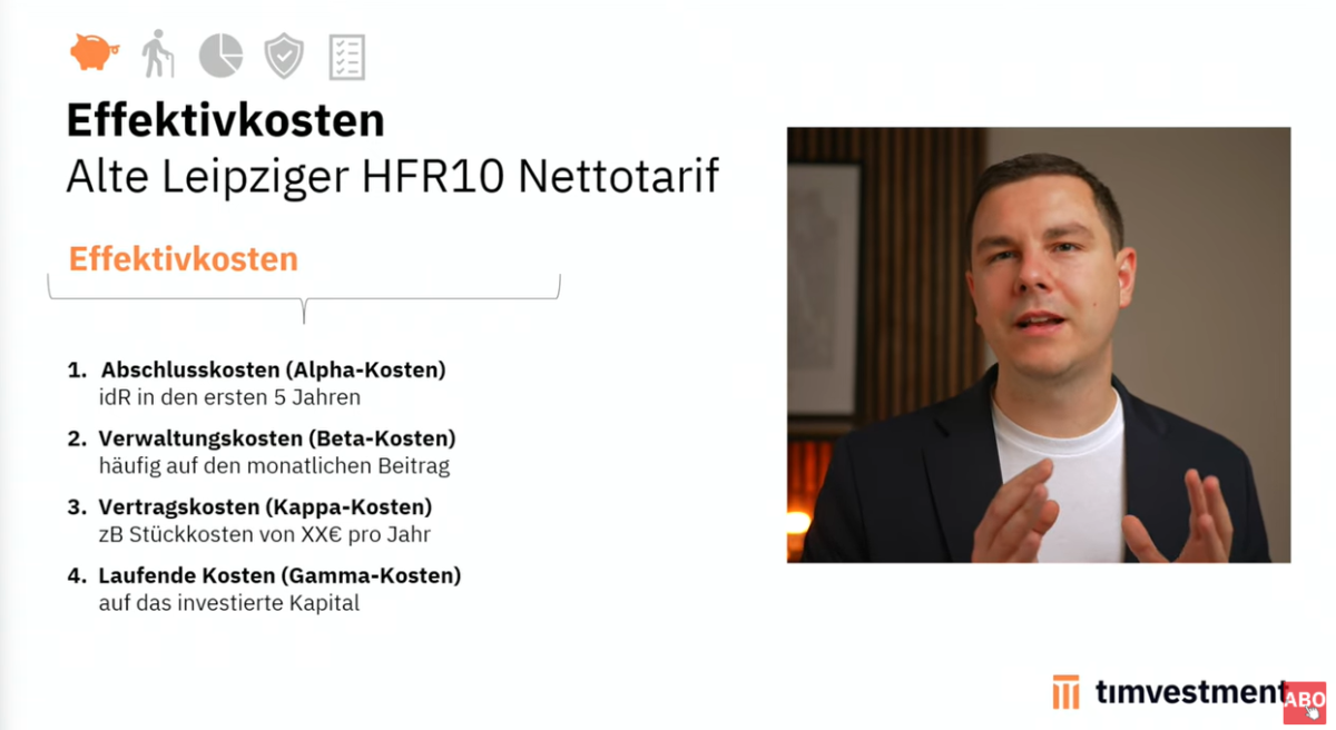 Thorsten Illig-Martin - Experte für ETF-Nettopolicen: Relevante Kostenblöcke bei Rentenversicherungen