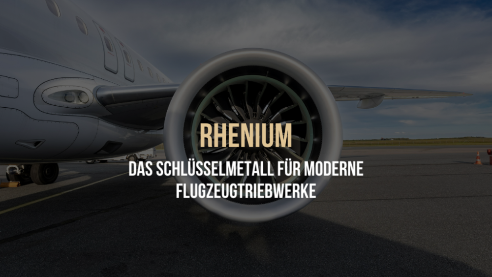 Nahaufnahme einer Flugzeugtriebwerksturbine mit Rhenium für moderne Flugzeugtriebwerke.