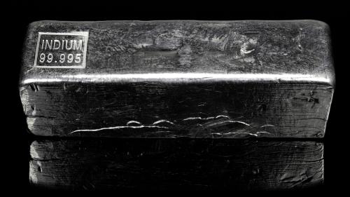 Jährlich stehen nur rund 960 Tonnen weltweit an Indium zur Verfügung