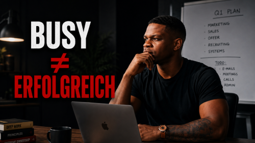 Viel arbeiten aber nicht vorankommen, dass muss nichts sein