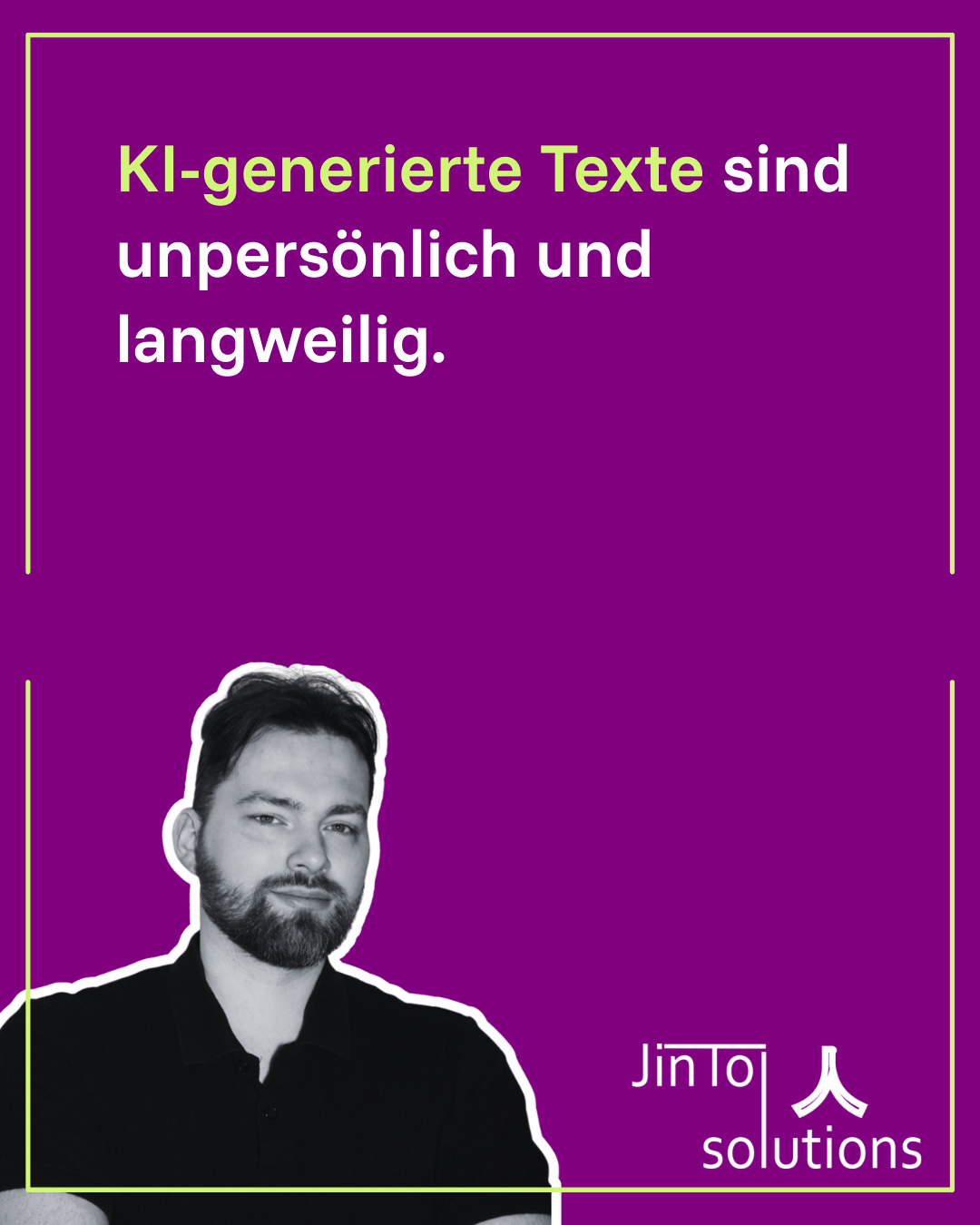 KI-Texte müssen nicht langweilig und unpersönlich sein.