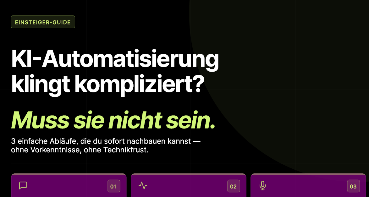 Gratis KI Automation Guide von JinTo Solutions