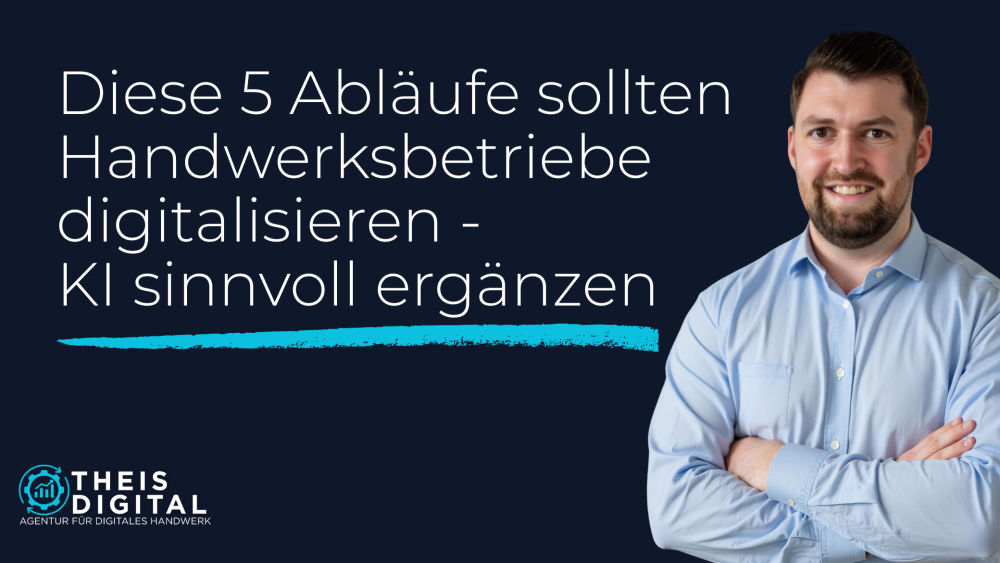 Wie Handwerksbetriebe mit digitalen Prozessen und KI-Unterstützung effizienter arbeiten.