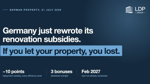 Germany just rewrote its renovation subsidies.