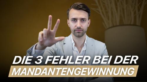 In diesem Beitrag: Der neue Weg vom Interessenten zum Mandant!