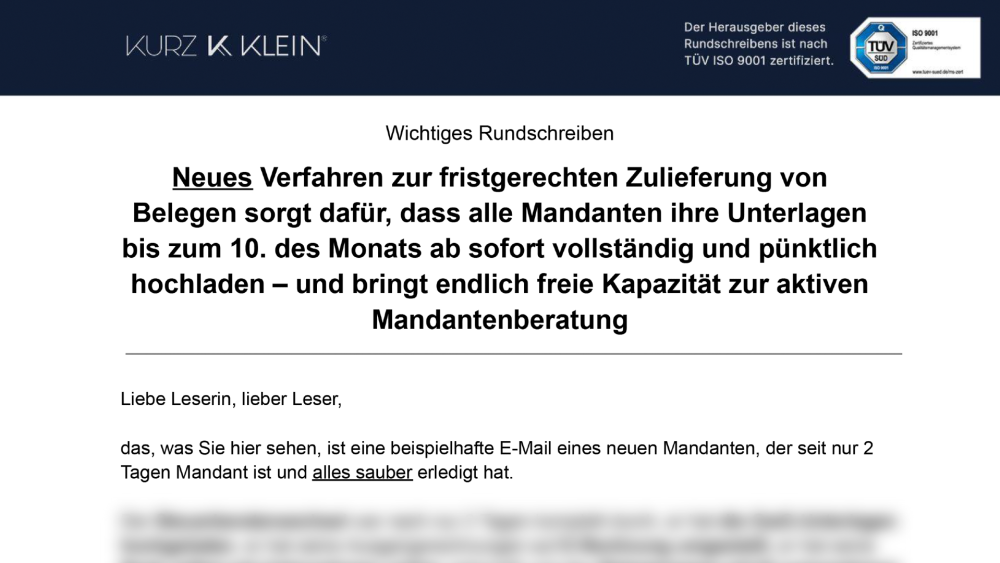 Wichtiges Rundschreiben für Steuerkanzleien aus Deutschland!
