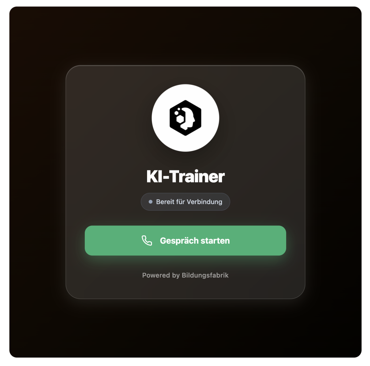 Voice-AI-Interface für die Bildungsfabrik: Ein auf Schulungs- und Trainingsmaterialien trainierter KI-Trainer, der Lerninhalte per Sprache vermittelt, Rückfragen beantwortet und interaktive Gespräche für Training, Onboarding und Wissensabfrage ermöglicht.