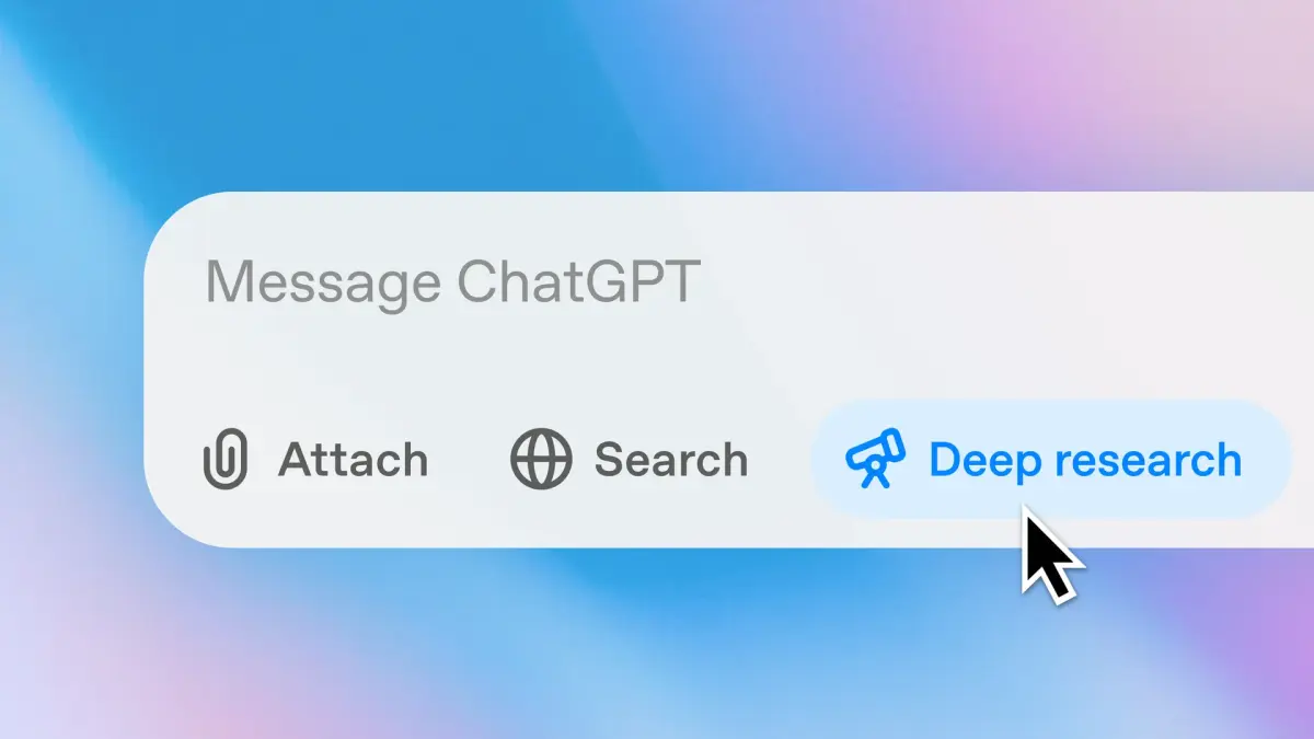 Der Deep-Research-Modus verwandelt ChatGPT von einer reaktiven Antwortmaschine in ein analytisches Arbeitstool. Statt schneller Einzelantworten erstellt es strukturierte Recherchen, priorisiert Informationen und denkt mehrstufig. Besonders für Agenturinhaber und KMU ist das ideal, um fundierte Entscheidungen auf Basis sauberer Analysen zu treffen.