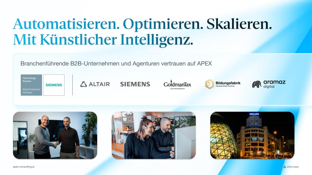 Führende B2B-Unternehmen setzen bereits auf KI, um Prozesse zu automatisieren, effizienter zu arbeiten und schneller zu wachsen. Gemeinsam mit unseren Kunden entwickeln wir Systeme, die echte Wettbewerbsvorteile schaffen. So wird aus Technologie messbarer Fortschritt.