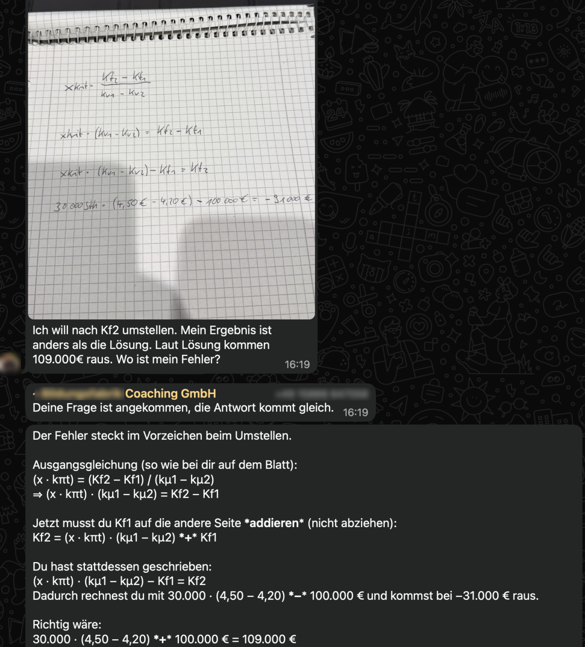 Ein komplett autonomer WhatsApp-Agent, der Kundenanfragen in Sekunden analysiert, Fehler erkennt und präzise Antworten liefert – ohne menschliches Eingreifen.