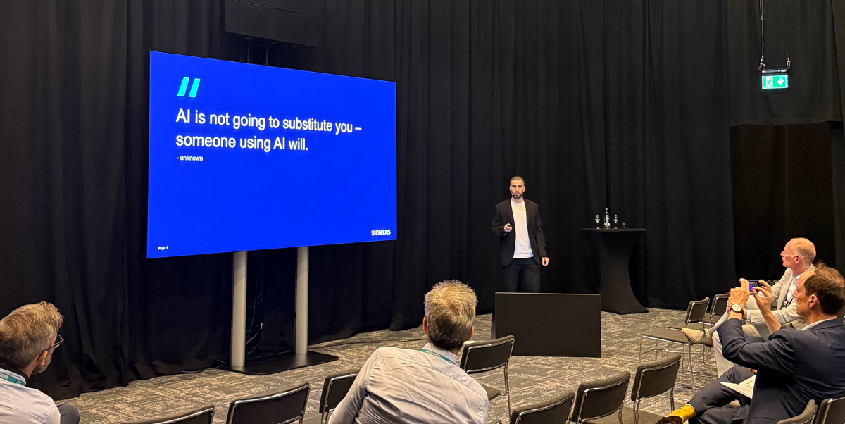 Mein Vortrag zum Thema KI-Agenten bei Siemens in Amsterdam.