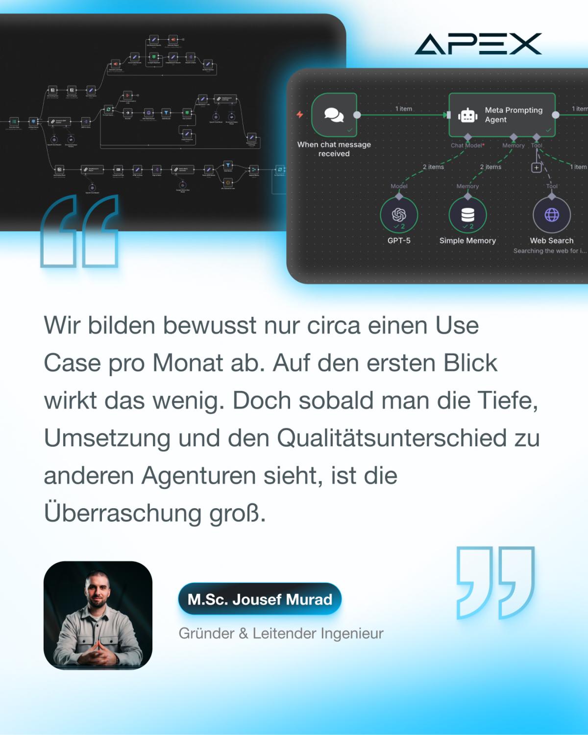 Qualität entsteht nicht durch Menge, sondern durch Fokus.