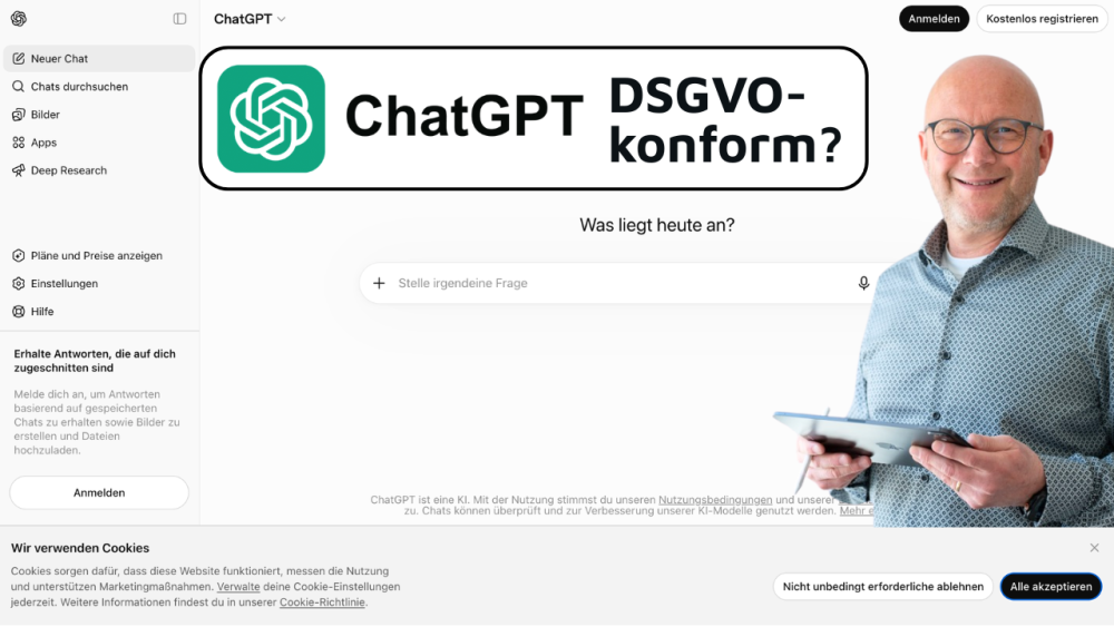 Ist ChatGPT DSGVO-konform? Schatten-KI verhindern mit Datenschutzexperte Frank Müns