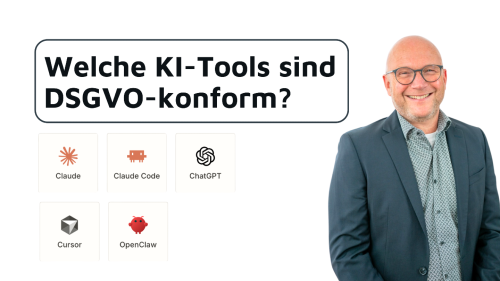 Datenschutzkonforme KI-Tools? Datenschutzexperte Frank Müns erklärt.