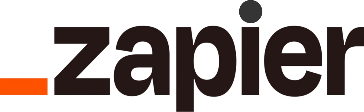 Das Zapier-Logo, das im Kontext von DSGVO-Konformität steht.