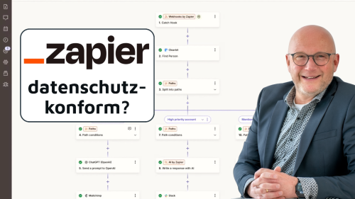 Ist Zapier DSGVO-konform? Das erklärt Datenschutzexperte Frank Müns