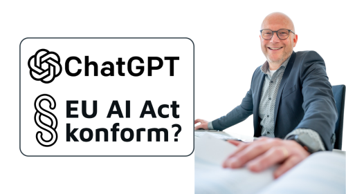 ChatGPT gemäß EU AI Act einführen | Frank Müns, Datenschutzexperte