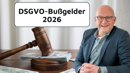 News: Wie hoch sind die DSGVO-Bußgelder in 2026? Datenschutzexperte Frank Müns klärt auf.