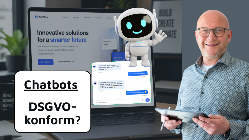 Ist der Chatbot auf Ihrer Website DSGVO-konform? Datenschutzexperte Frank Müns antwortet.