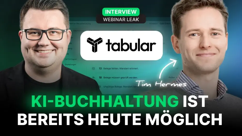 StB Ken Keiper und Tim Hermes haben über KI in der Buchhaltung gesprochen