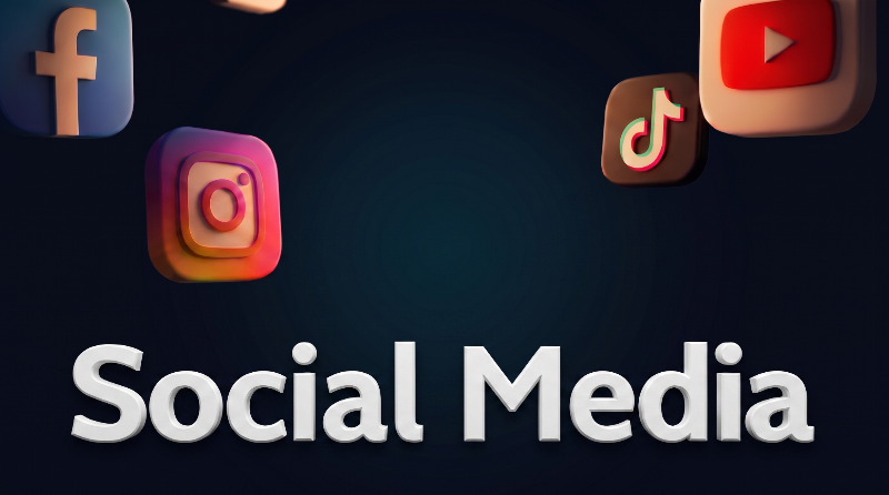 Logos von Social Media Plattformen für Social-Media-Recruiting.