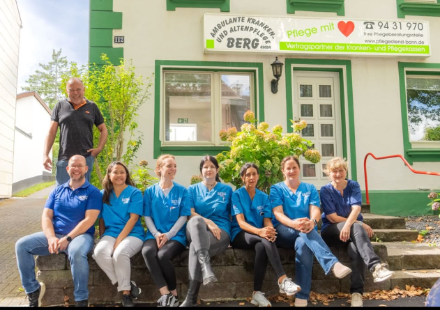 Ein Teil des Pflegeteams