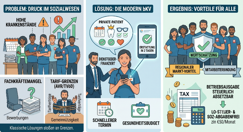 In einem Bild: Problem - Lösung - Ergebnis