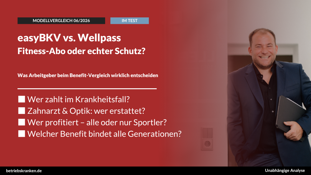Der Vergleich: easyBKV vs. Wellpass