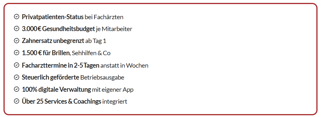 Wichtige Inhalte von easyBKV
