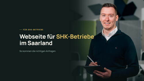 Webseite für SHK-Betriebe im Saarland