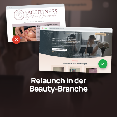 FaceFitness Relaunch: Klare Nutzerführung + Terminbuchung führen zum Erstgespräch