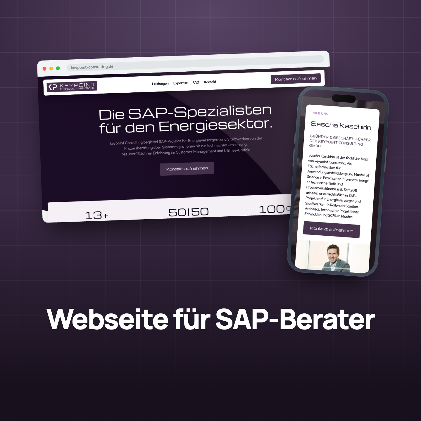 Von Logo-Platzhalter zur CI-starken SAP-Berater-Webseite: keypoint zeigt Expertise
