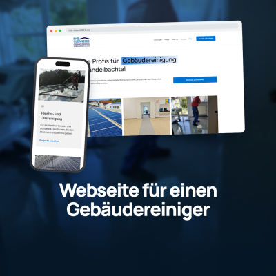 Neuer Webauftritt für M+B Clean 2000: Leistungen klar, Anfrage in 3 Schritten