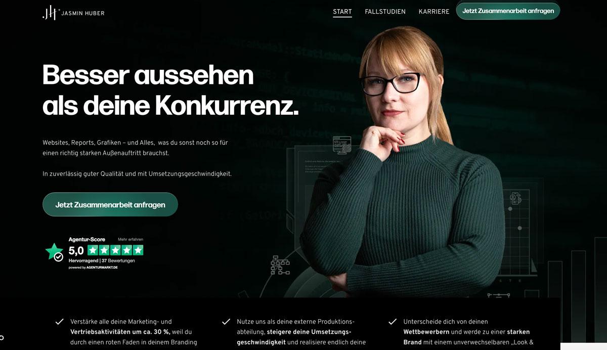Jasmin Huber verspricht starke Ergebnisse