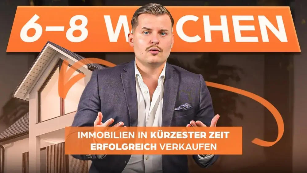 Mann erklärt, wie man Immobilien erfolgreich verkaufen kann.