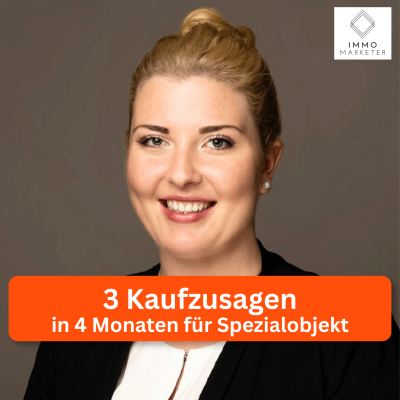 In 4 Monaten verkauft: 3 Kaufzusagen für Spezialobjekt dank Icebreaker‑Methode®