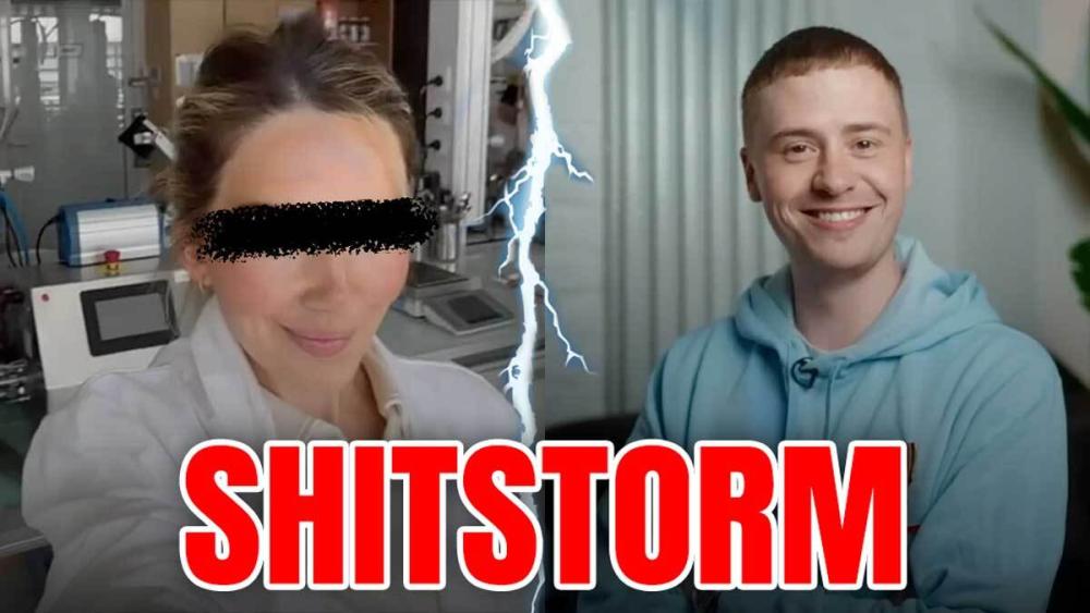 Shitstorm-Reaktion von Marvin und Doc Alina in einem Video.